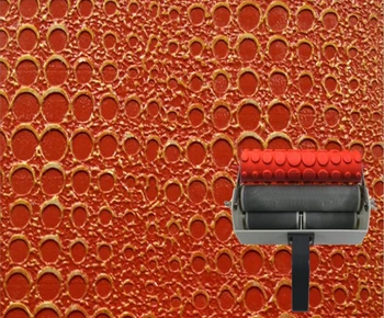 

Wall art paint patterned roller for wall decoration 7 inch rubber roller no . 067