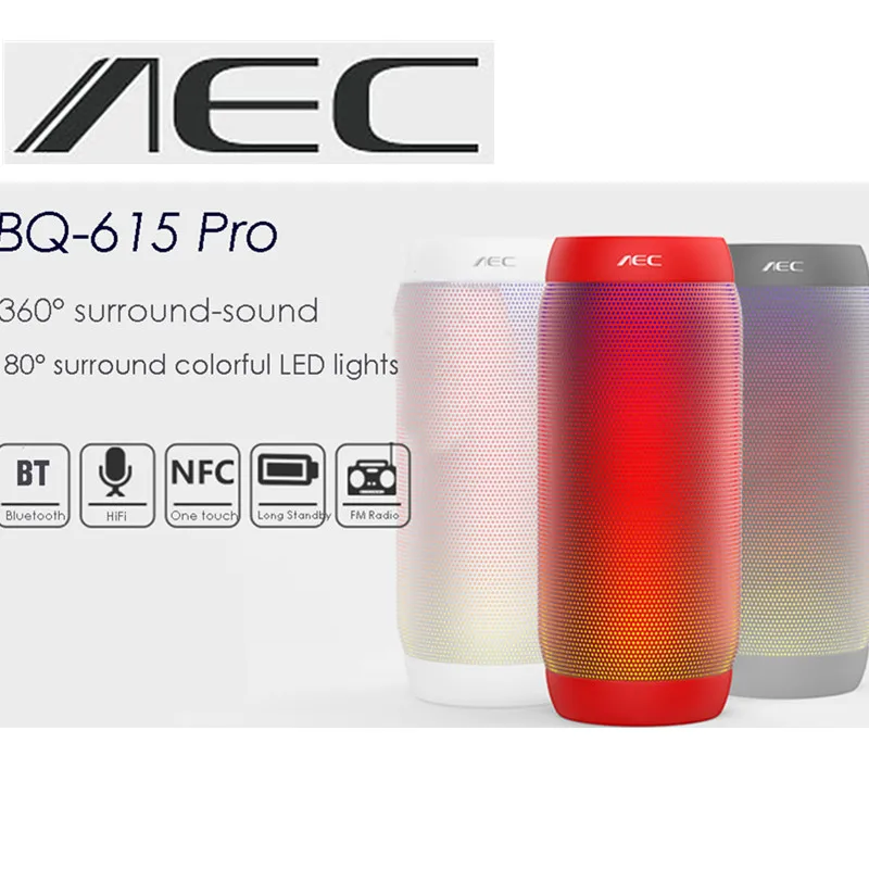 

AEC BQ-615 pro Portable Speaker Wireless speaker Bluetooth Speaker PC Computer Vibration Speaker surround-sound