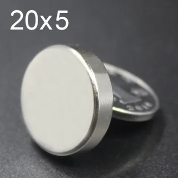 

2/5/10/15Pcs 20x5 Neodymium Magnet 20mm x 5mm N35 NdFeB Round Super Powerful Strong Permanent Magnetic imanes Disc 20x5