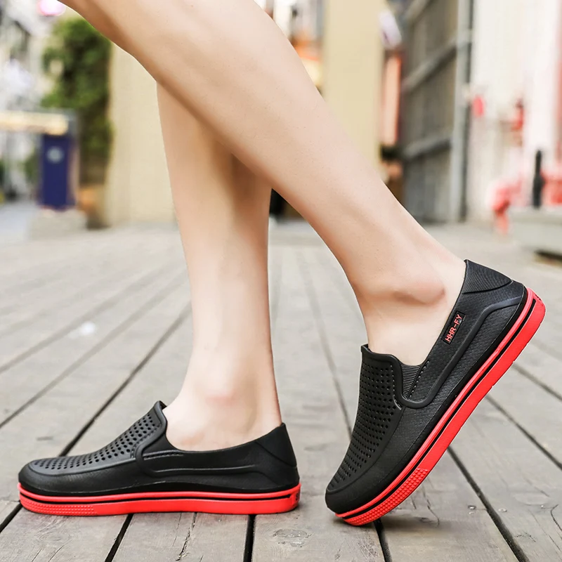 Plus Size Sandals Men Platform Summer Shoes Men Beach Men Sandals Breathable Garden Clogs Croc Zapatos Hombre Chaussures Homes