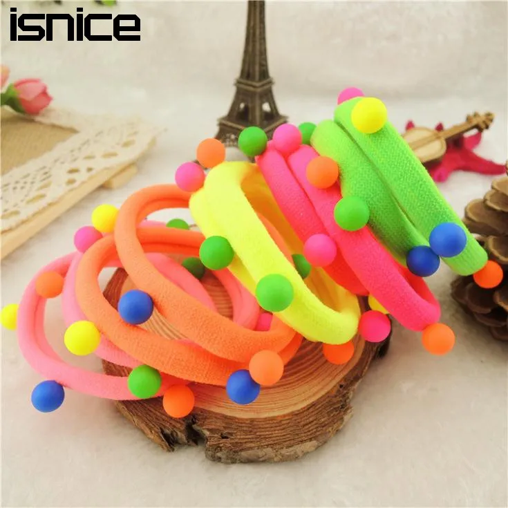 

isnice Hot Sale New 2018 Hair Accessories Pearl Rubber bands Headwear For Women Elastic Hair bands