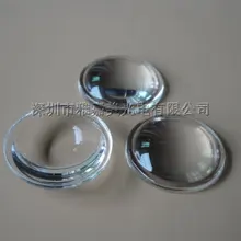 Диаметр стеклянных линз 28 мм высота 7,6 мм и 9,8 мм плосковыпуклые линзы, оптический светодиодный объектив