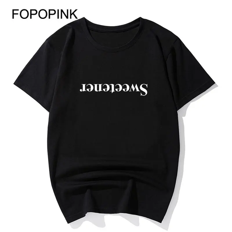 

White Black T Shirt Women Ariana Grande Sweetener Tshirt Men Short Sleeve Cotton Streetwear Camisetas Masculina Tees Tops Z45