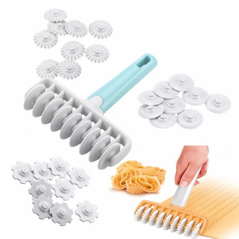 

Cake Embossing Dough Roller Cookie Lattice Craft Cooking Tools Rolling Noodle Gadget for Baking Pastry Tools