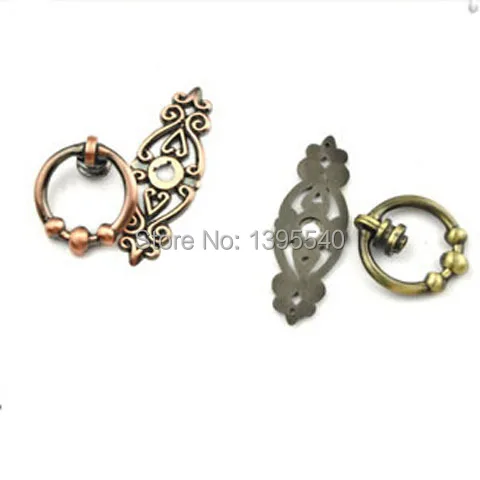New 2pc Antique Bronze Cabinet Knobs Zinc Alloy Furniture