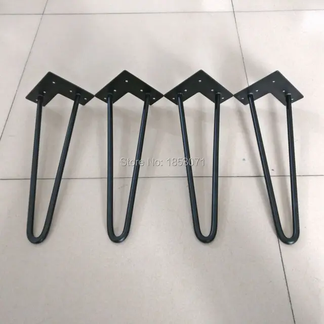 New Design Matte Black 1 2 Cold Steel Coffee Table Feet With Pins New Design Matte Black 1 2 Cold Steel Coffee Table Feet With Pins