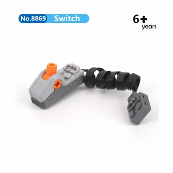 

Power Functions Technic Motor Battery Box IR Remote Control 8869 Switch Servo Motors Signal Receiver LED Light