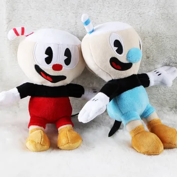 

Cuphead Plush Video Game Mugman Boss the Devil Legendary Chalice Soft Stuffed Plush Dolls Toys For Kids Birthday Christmas Gifts