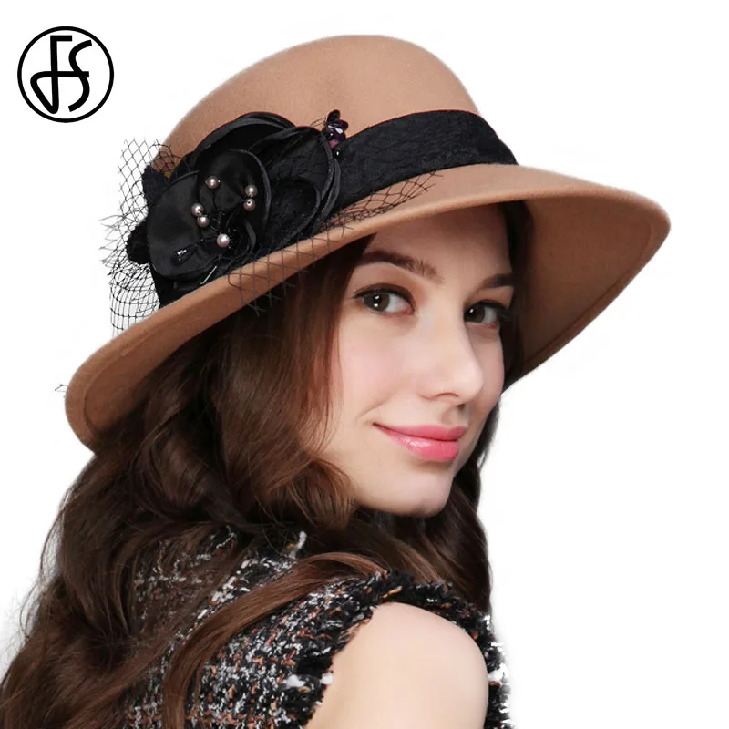 Buy FS Winter 100 Wool Felt Fedora Hat For Elegant