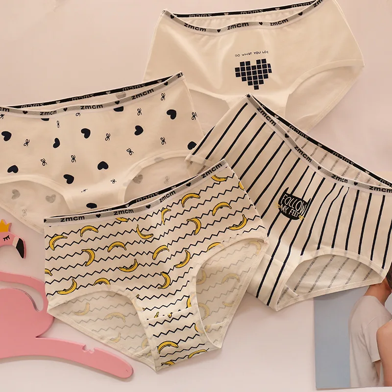 Buy HUI GUAN Fruit Patterned Cartoon Underwear Women