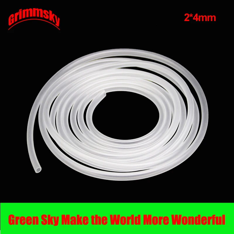 

Flexible 1*3mm 2*4mm 3*5mm Food Grade Transparent Silicone Rubber Hose Silicone Tube