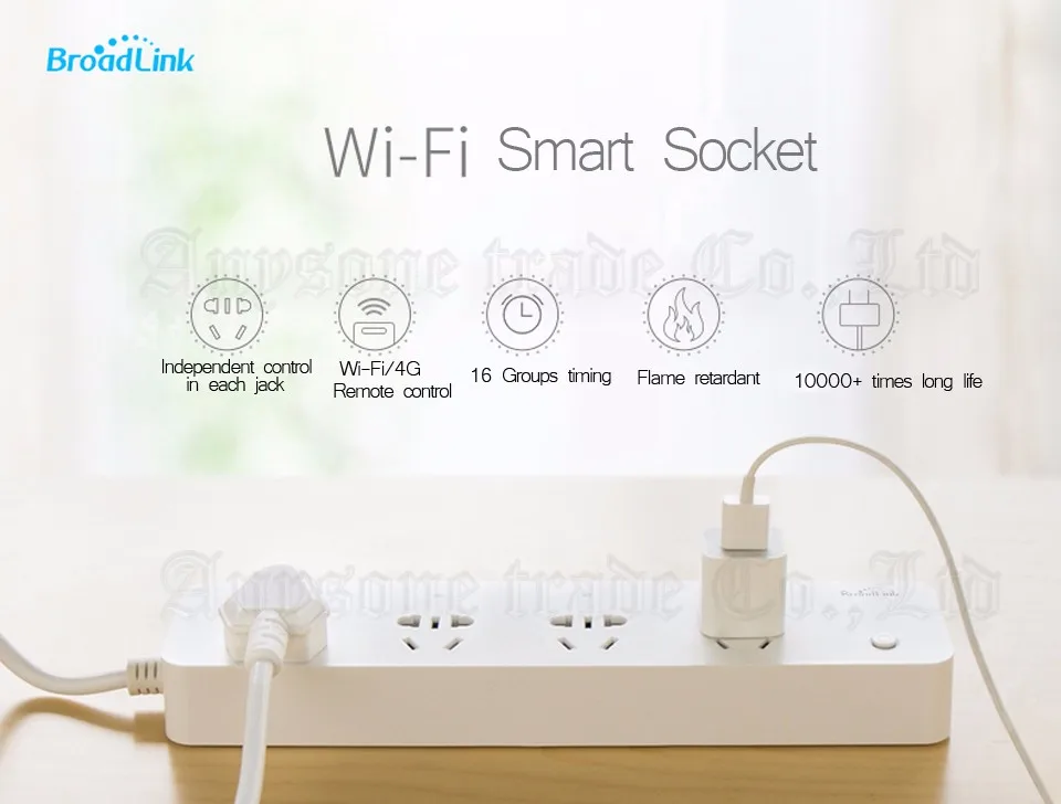 Беспроводная Wi-Fi розетка Broadlink MP1, 3G, 4G, пульт дистанционного управления, таймер, розетка, умная розетка для автоматизации умного дома