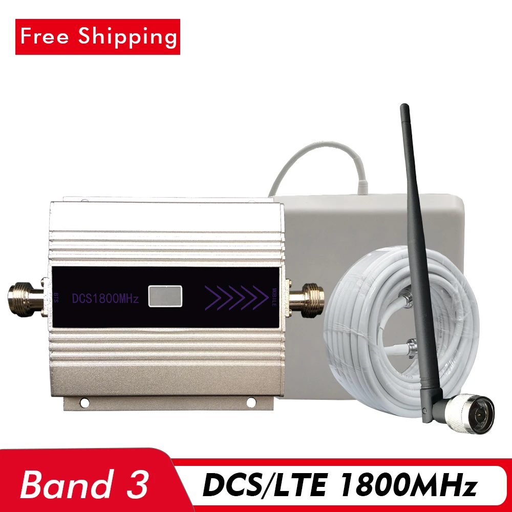 

60dB LCD Display 2G 4G Signal Booster DCS LTE 1800mhz (LTE Band 3) Mobile Signal Repeater 4G Network Cell Phone Signal Amplifier