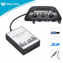 APPS2Car Car Radio USB SD AUX Interface Digital Music Changer Mp3 Adapter for Honda Odyssey 2005-2010 fits selected OEM Radios