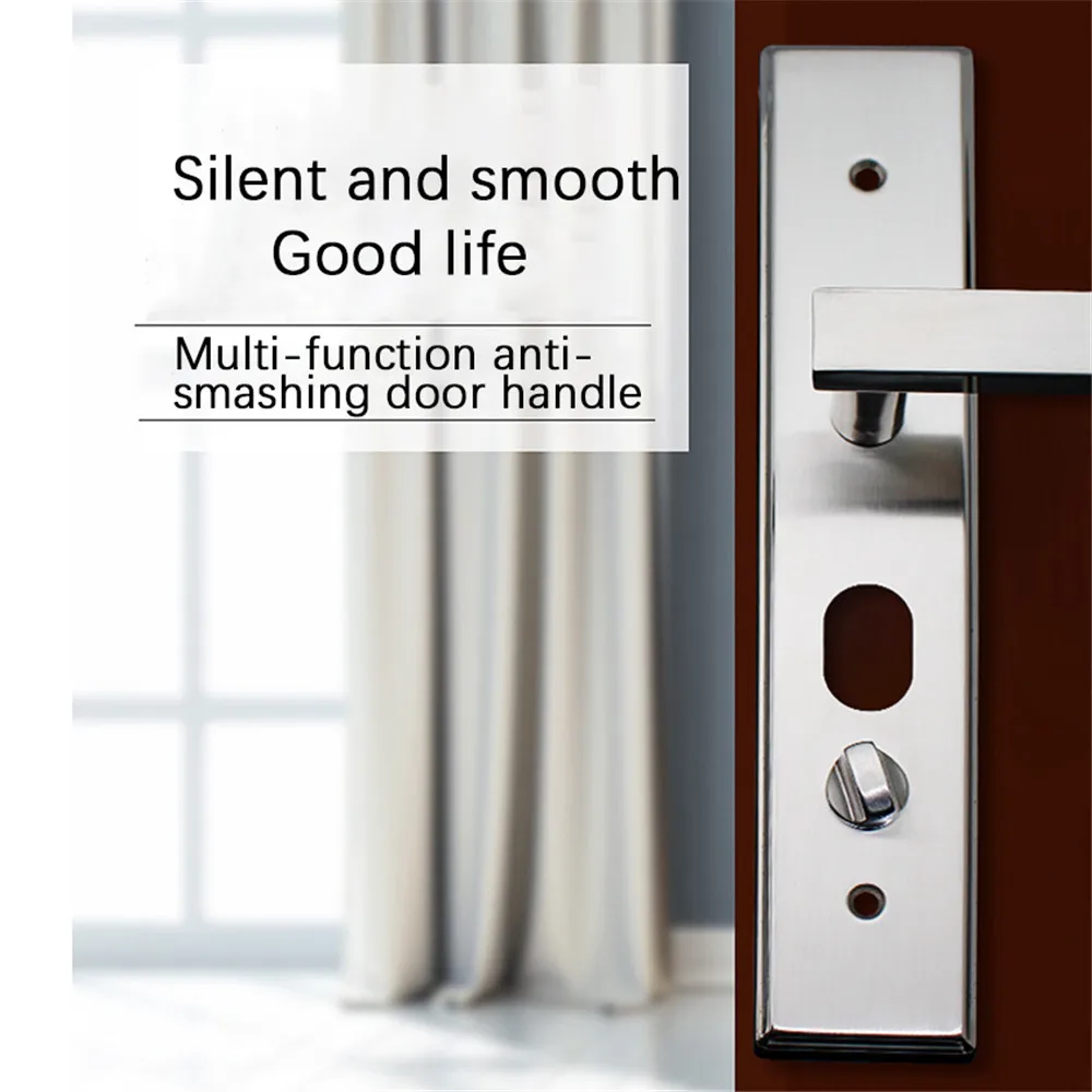 TTLIFE Security Door Multi-function Power Handle 8X02 Stainless Steel Multi-function Home Accessories Door Knob Lock TTLIFE Security Door Multi-function Power Handle 8X02 Stainless Steel Multi-function Home Accessories Door Knob Lock