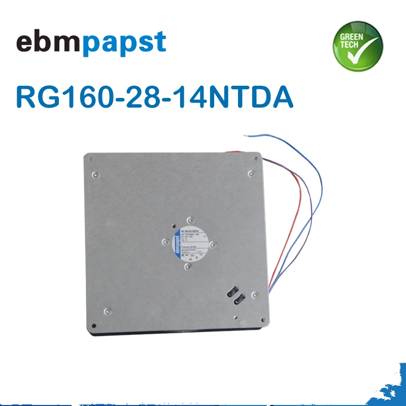 Германия ebmpapst RG160-28/14 NTDA центробежный вентилятор 220x56 мм 24VDC DC вентилятор 3 провода