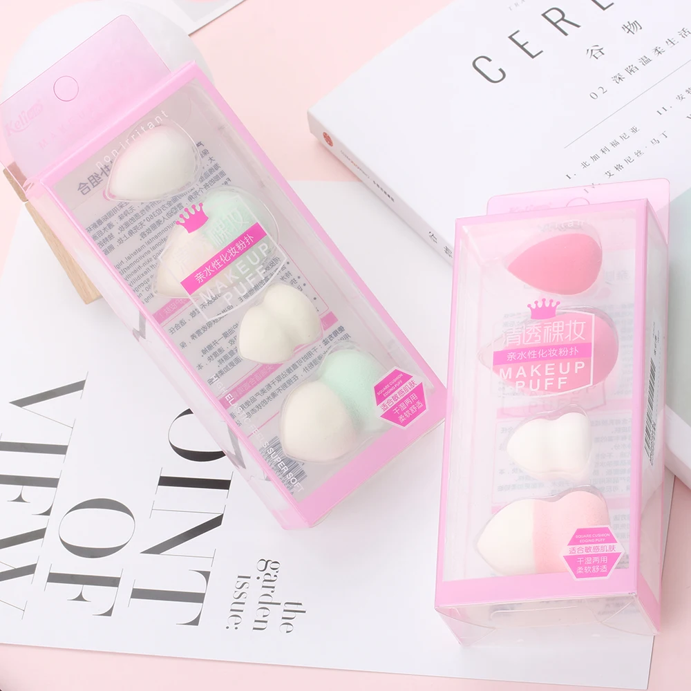 Random color 4 Pcs Makeup Sponge Professional Beauty Puff Liquid Cream Smooth Cosmetic Puff Gourd Shape+Waterdrop Shape
Random color 4 Pcs Makeup Sponge Professional Beauty Puff Liquid Cream Smooth Cosmetic Puff Gourd Shape+Waterdrop Shape
