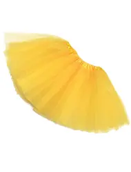 НСБ 2016 Новый Для женщин/взрослых органзы Одежда для танцев пачка балетная юбка-американка принцессы вечерние юбки желтый