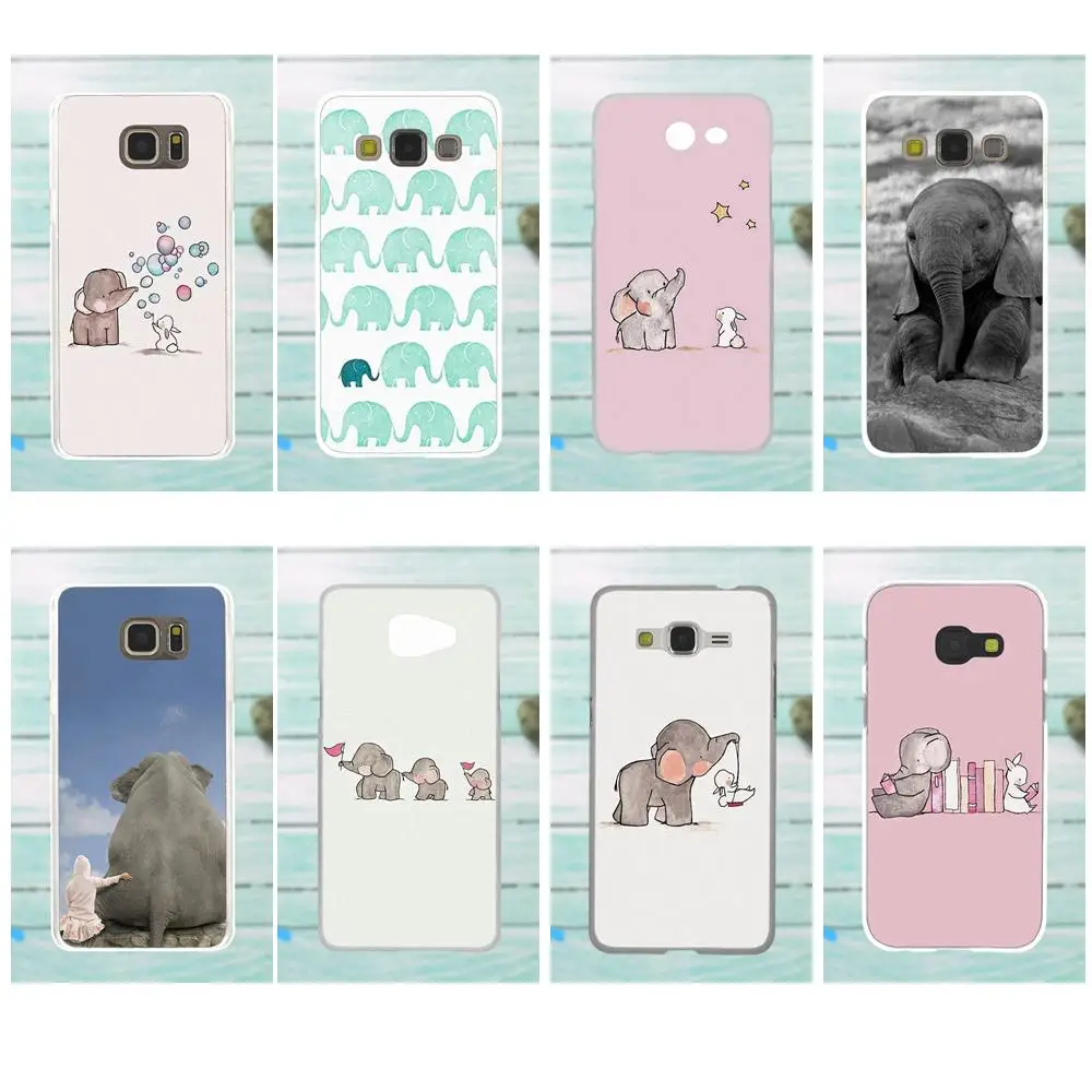 

Kmuysl Cartoon Cute Elephant And Rabbit For Sony Xperia Z Z1 Z2 Z3 Z4 Z5 compact Mini M2 M4 M5 T3 E3 XA TPU Pattern Pink