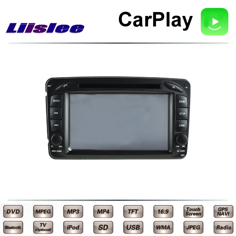 Discount For Mercedes Benz CLK A209 C209 MK2 2002~2009 LiisLee Car Multimedia TV DVD GPS Radio Carplay Original Style Navigation Navi 5