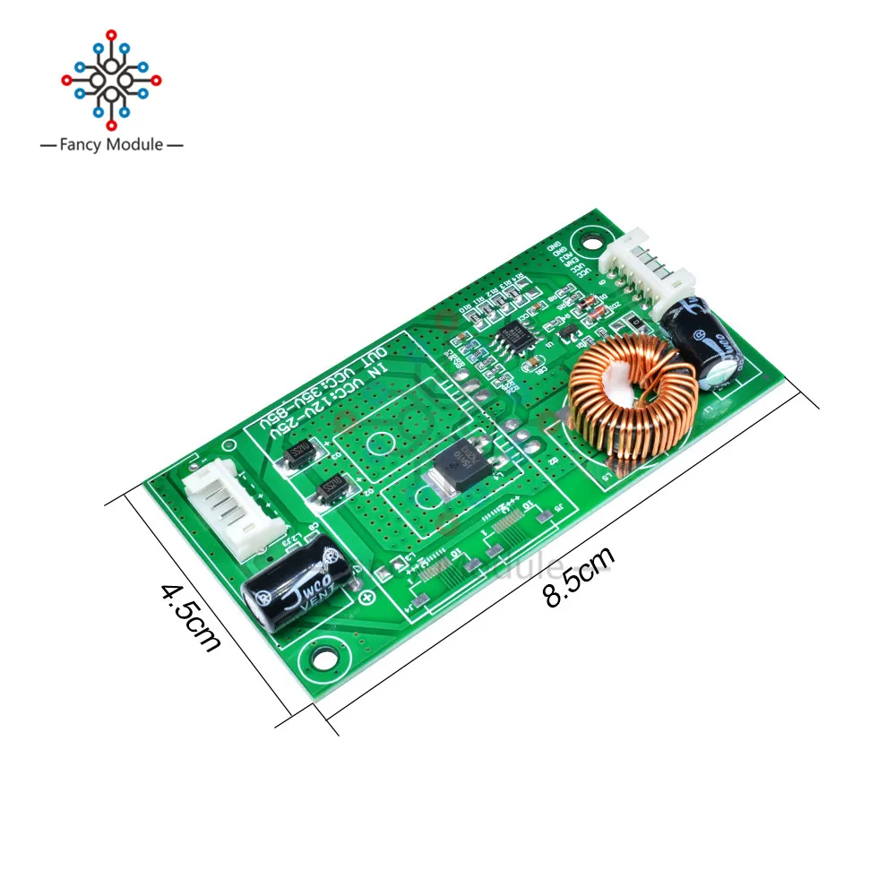 14-37 дюймов светодиодный lcd Универсальный ТВ ПОДСВЕТКА постоянный ток плата драйвер повышающий Повышающий Модуль 10,8-24 В до 15-80 в