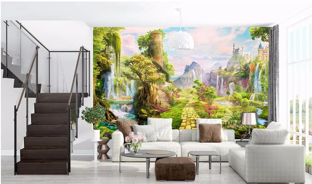 

3d wallpaper custom mural photo European modern landscape TV sofa background wall 3d wall murals wallpaper for walls 3 d