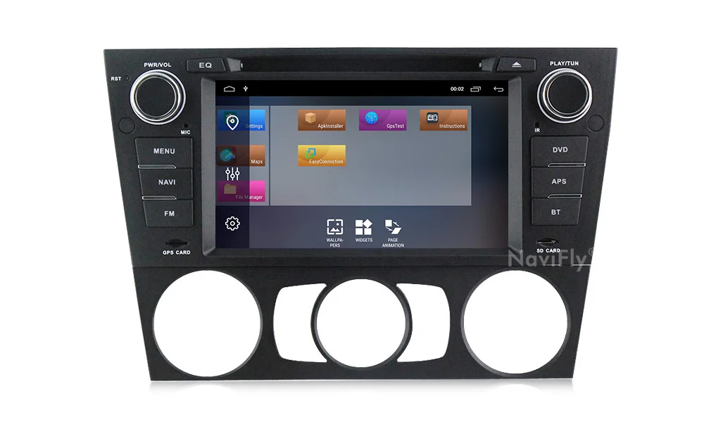 Excellent Navifly Android9.1 32G ROM 2G RAM 4G WIFI Car Multimedia player For BMW  E90,E91,E92,E93,3 series car audio dvd gps canbus 18