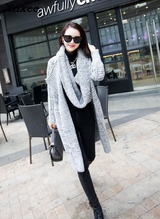 Thick Long Women Sweaters and Cardigan Long Sleeve Winter Coat Women Loose Solid Top Femme Xnxee Thick Long Women Sweaters and Cardigan Long Sleeve Winter Coat Women Loose Solid Top Femme Xnxee