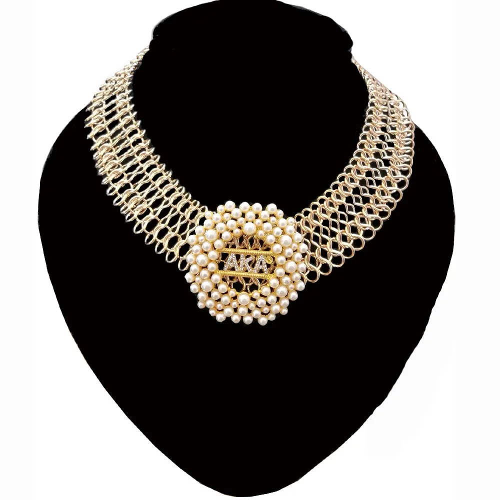 

Topvesko women fashion Big statement choker AKA Pearl necklace Jewelry