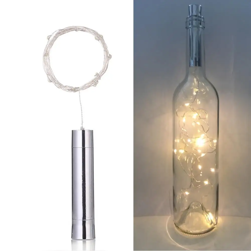 Adeeing 2M 20LED Fairy String Light Battery Power Bottle Lights String