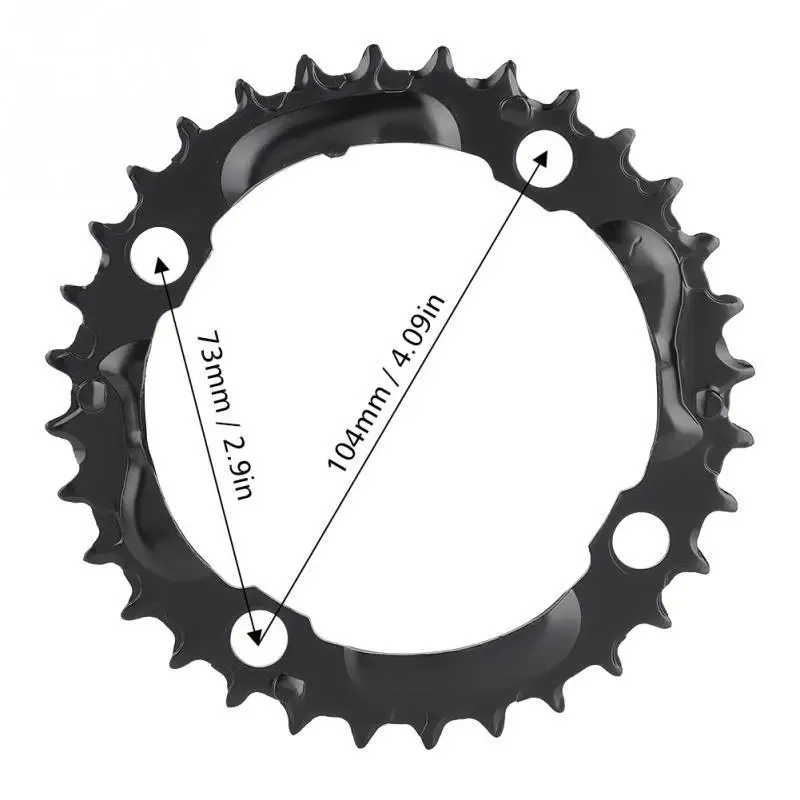 

Iguardor 104mm 32t Bcd Round Bike Bicycle Chain Ring Steels Round Chainring Chain Ring Mountain Road Bike Chainwheel Kit
