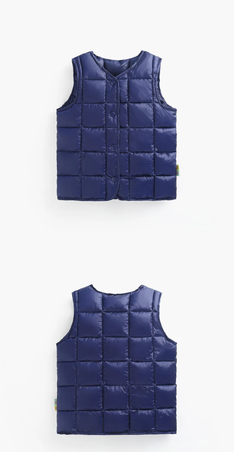 autumn winter little baby girls boys warm vest red black blue green padded boys girls waistcoat kids outerwear jacket coat  2 3 4 5 6 7 8 9 10 years waistcoat boys kids sleeveless jacket for kids  girls winter vest kids vest boys (10)