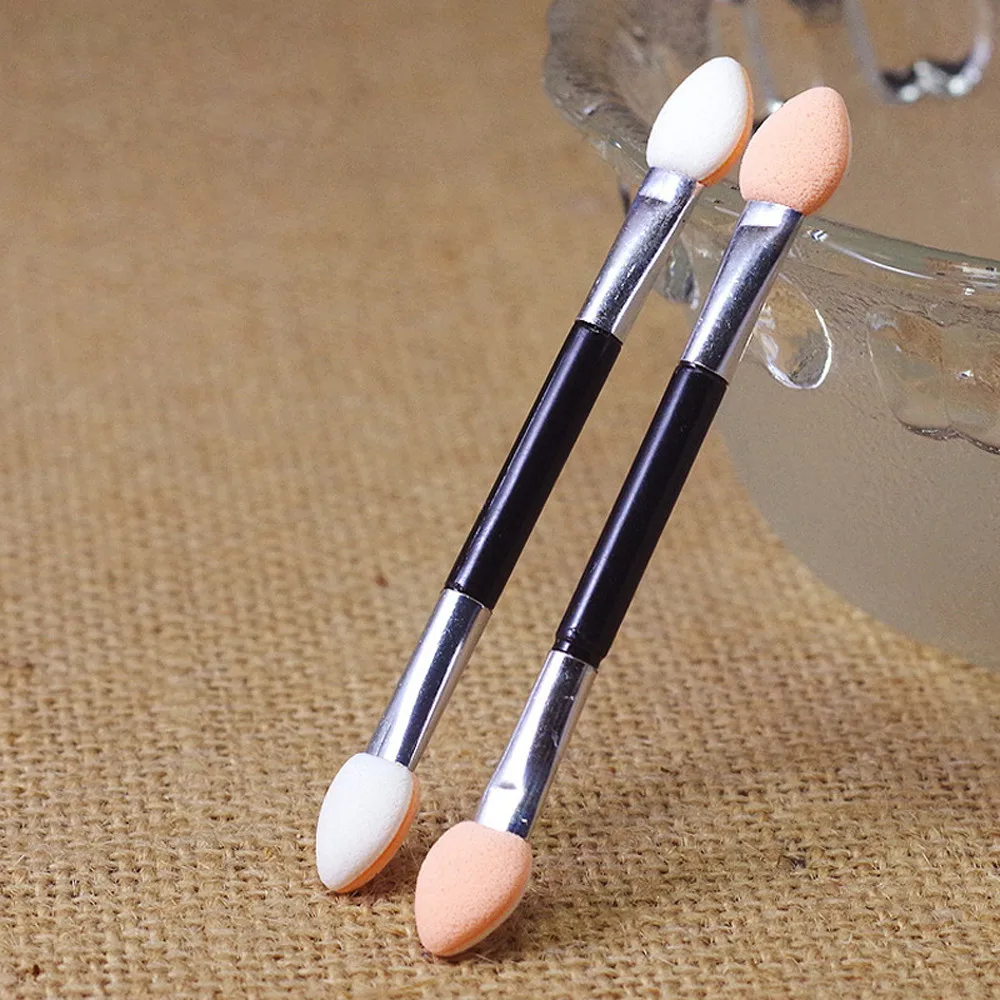 

HAICAR 10pcs Makeup Double-end Eye Shadow Eyeliner Brush Sponge Applicator Tool eye Shadow Brush Soft