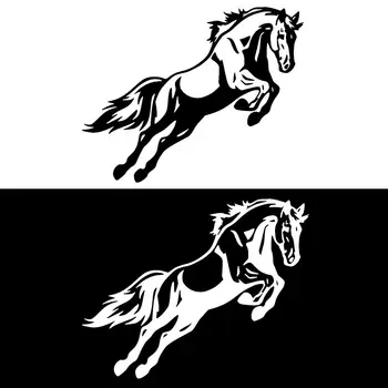 

Fashion Running Horse Car Body Window Bumper Decal Reflective Sticker Decor