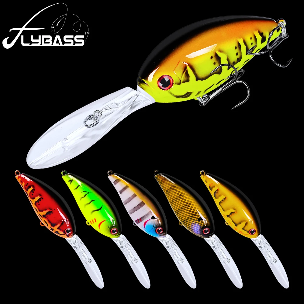 New Crankbait Lure Hot 6pcs Hard Baits Top Fishing Lures Fishing Tackle