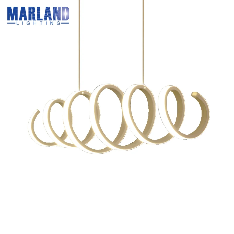 

Modern Fashion Aluminum Minimalism DIY Hanging Modern Led Pendant Lights For Dining Room Bar Suspension Droping Lamps(D5051)