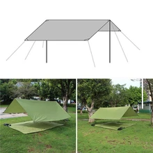 Waterproof Outdoor Camping Mat Beach Picnic Blanket Foldable Ground Cover Pad Floor Tarp Tent Footprint(Green 100*150