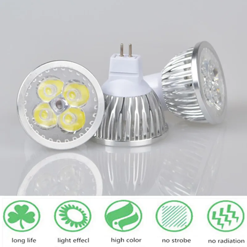 

High power E27 E14 GU10 GU5.3 MR16 LED lamp 220V 110V 9W 12W 15W LED spotlight bulb warm and cold white ceiling spotlight