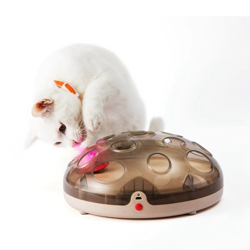 

Electric cat toy carousel Crazy play disk cat catching mouse New full maglev technology Puzzle cat toy