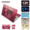 World map laptop stickers 17