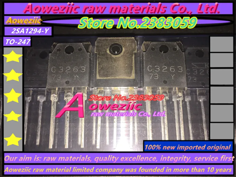 Amplificador de Potência de Áudio Aoweziic Novo Importado Originais 2sa1294-y 2sc3263-y 2sa1294 2sc3263 A1294 C3263 Para-247 100% - Image 3