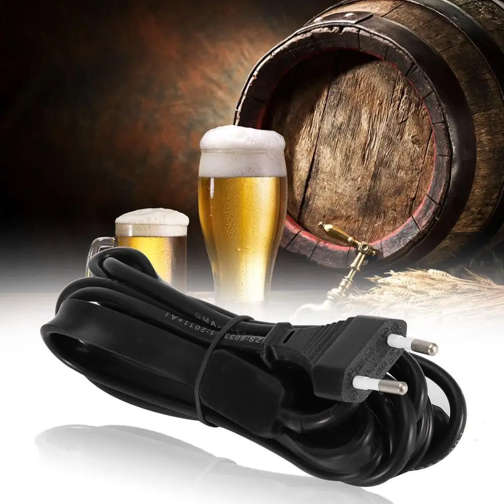 

Reusable Straw Homebrew Fermentation Heating Belt Pad With Beer Adhesive Stick Thermometer EU Plug 220V-250V Metal