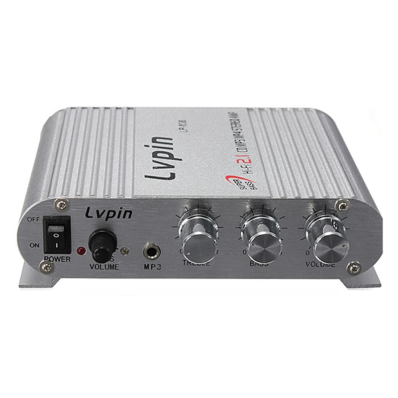 Топ LVPIN Hifi аудио стерео супер усилитель нижних частот Amp Mp3 для Автомобиль