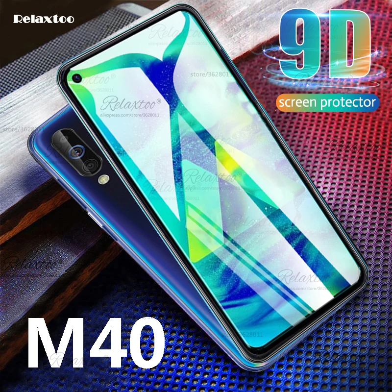 

9D Curved Tempered Glass For Samsung galaxy M40 M30 M20 M10 Screen Protector glass for Samsung M 40 30 20 10 Protective film 9h