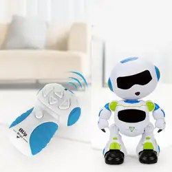 Пульт дистанционного управления умный робот Электрический крутой свет танцы свыше 3 лет да белый робот игрушка