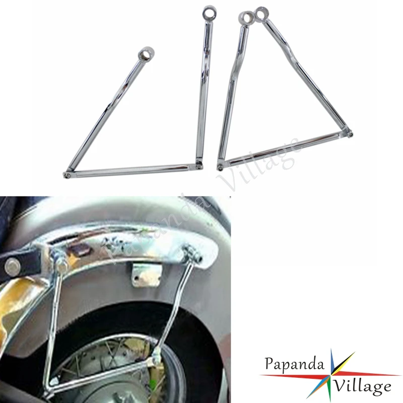 

Motorcycle Saddle Bag Support Bars Mounts Bracket For Kawasaki Vulcan VN800 Classic VN900 Suzuki Boulevard C50 C90