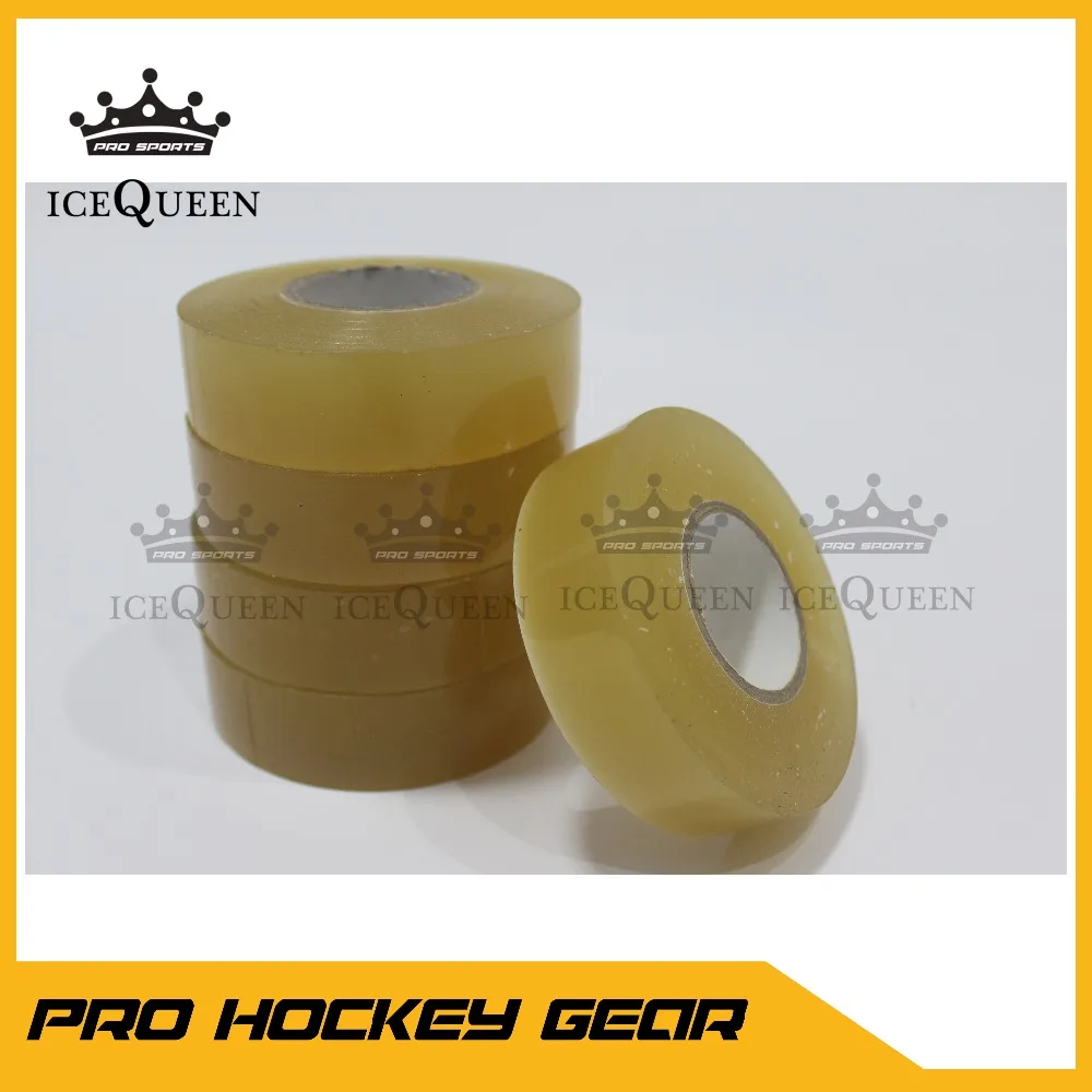 

Cheap wholesale! 6-pack Package Pro grade Clear PVC Hockey Tape for Shin Guard 1 inch width 28 yard length in stock