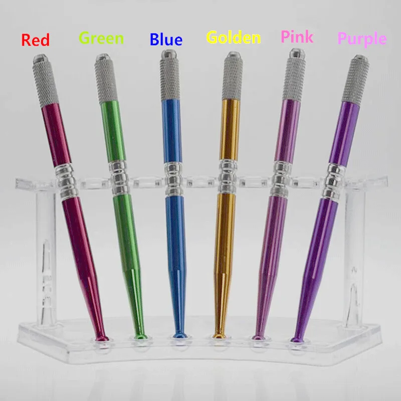 

10 pcs Microblading Tattoo Permanent Pen Eyebrow Tattoo Makeup Manual Pen Handle Eyelashes Mini Manual Tools By Free Shipping