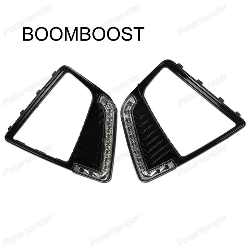 BOOMBOOST 2pcs auto lamps Car styling daytime running lights for  H/yundai I/X25 2014-2015