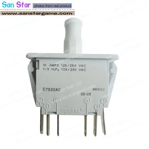 

10 pcs of Coin door interlock switch for arcade game machine